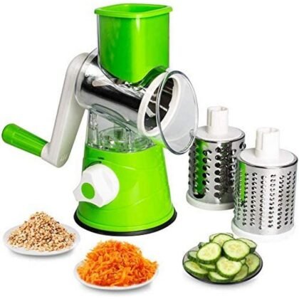 3 in 1 Tabletop Drum Grater Slicer