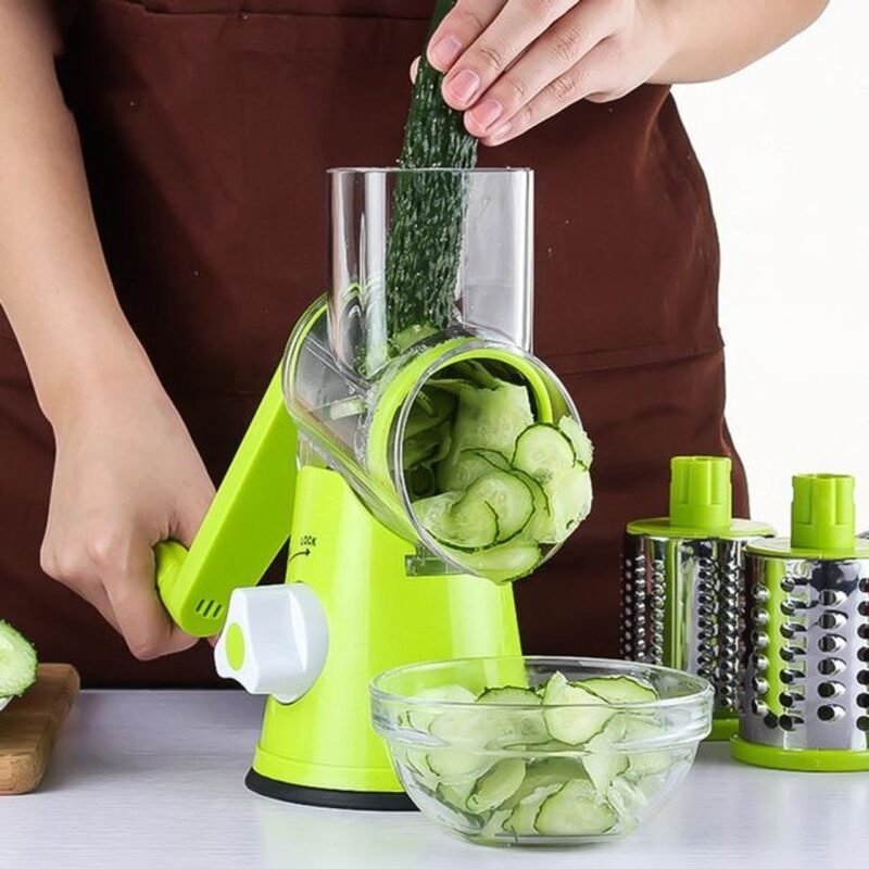 3 in 1 Tabletop Drum Grater Slicer - Image 3
